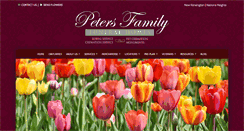 Desktop Screenshot of petersfamilyfuneralhomes.com